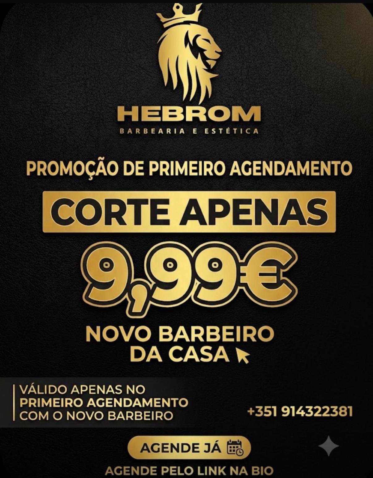 primeiro agendamento a 9.99 EUROS